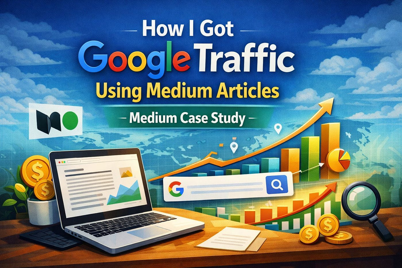 How I Got Google Traffic Using Medium Articles (Medium Case Study)