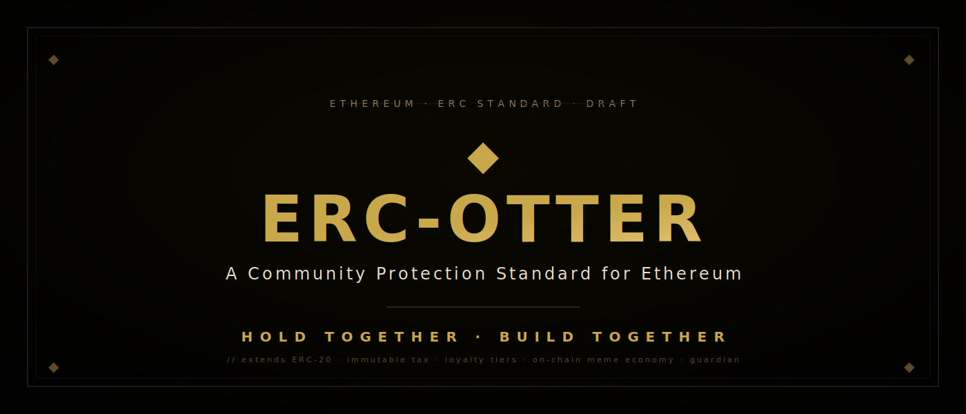 Introducing ERC-OTTER: A Community Protection Standard for Ethereum