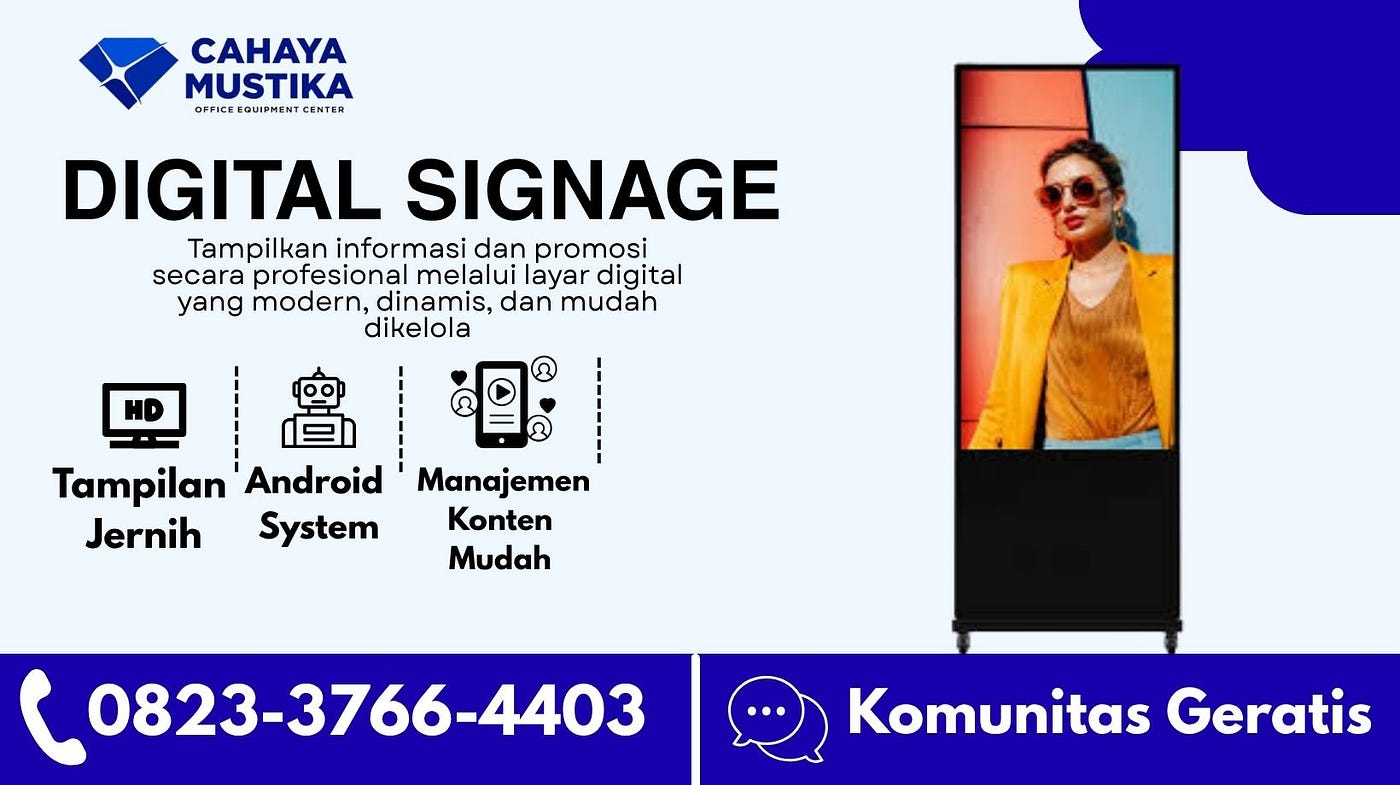 WA 0823–3766–4403, Jual Digital Signage Kiosk Surakarta