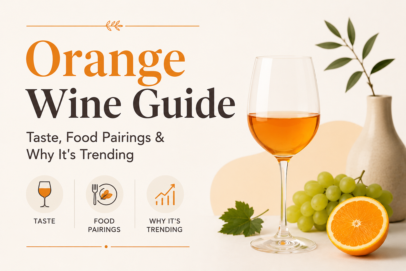 Orange Wine Guide: Taste, Food Pairings & Why It’s Trending