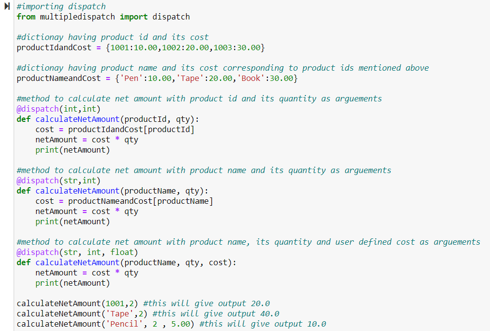 Method overloading