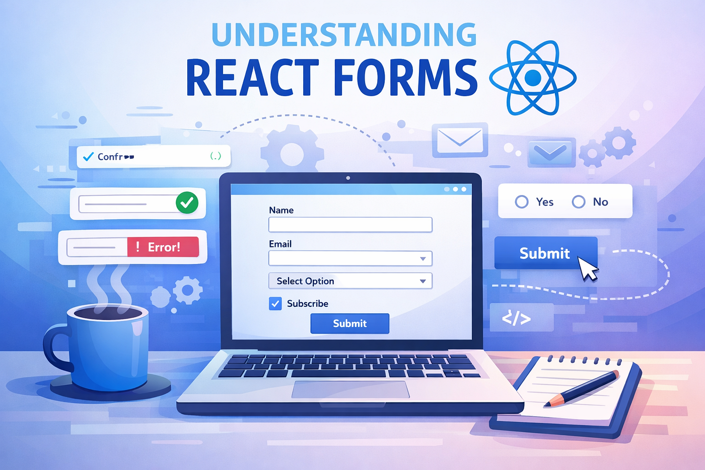 React, Explained From Zero — Part 8: Handling Input and Forms
