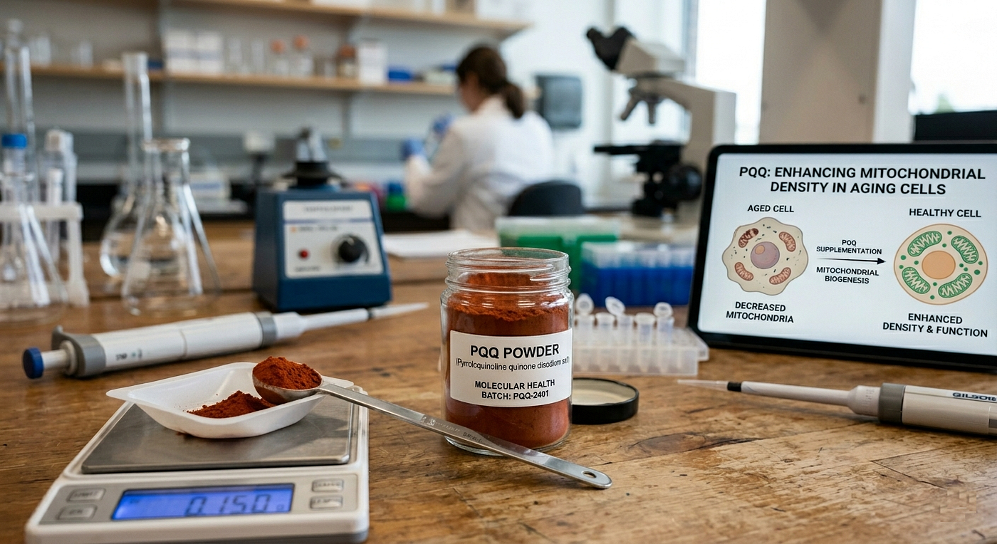 PQQ for Enhancing Mitochondrial Density in Aging Cells