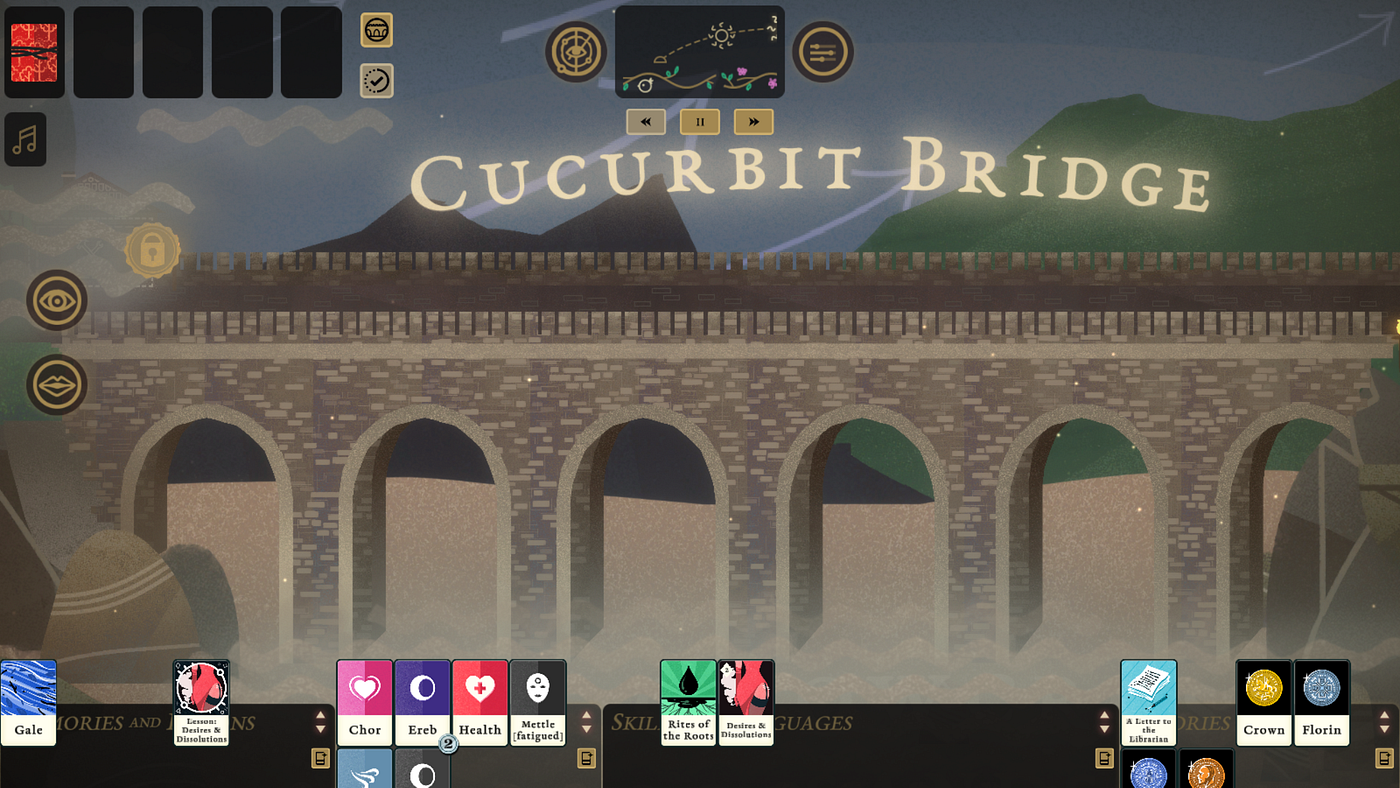 Denzil opened the cucumber bridge for us