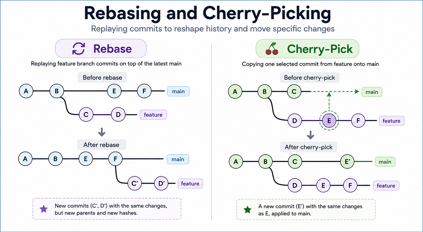 Rebasing and Cherry-Picking