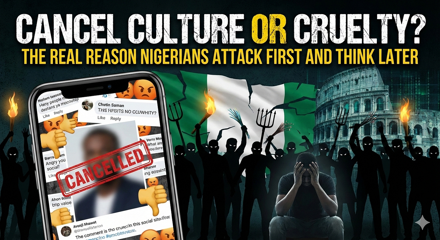 Cancel Culture Or Cruelty? The Real Reason Nigerians Attack First And Think Later