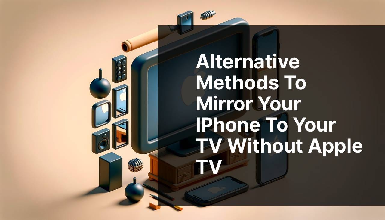 Alternative Methods to Mirror Your iPhone to Your TV Without Apple TV