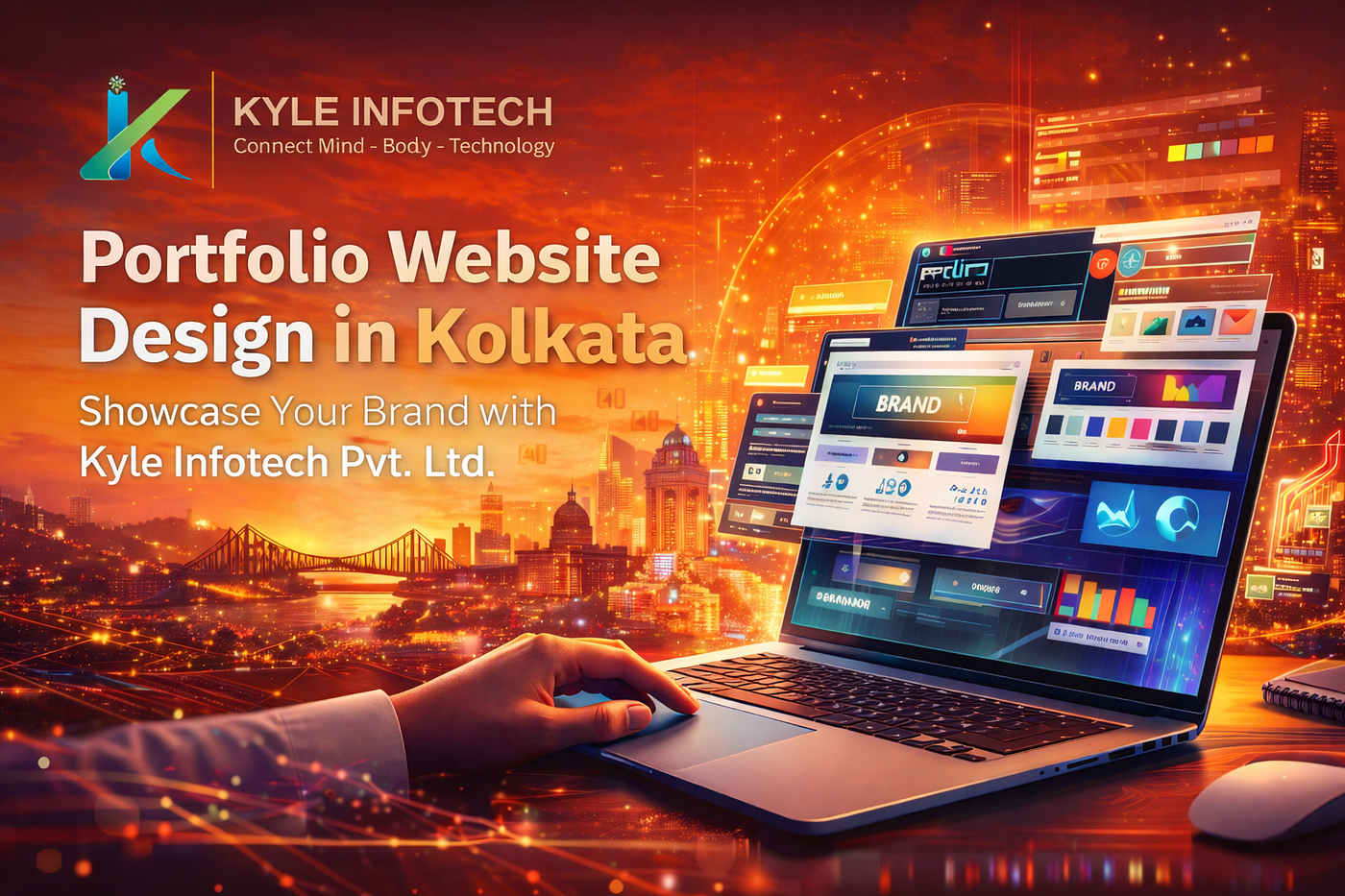 Portfolio Website Design in Kolkata: Showcase Your Brand with Kyle Infotech Pvt. Ltd.