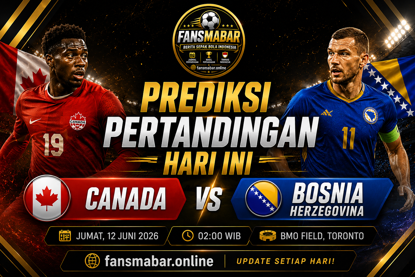 Canada vs Bosnia-Herzegovina di Piala Dunia 2026: Mampukah Tuan Rumah Mengawali Turnamen dengan…