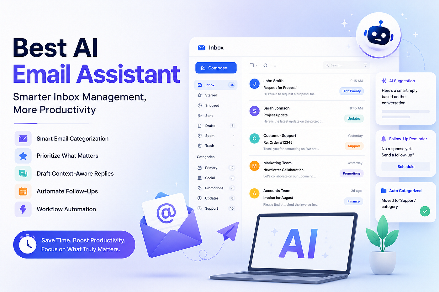 How AI Email Assistants Reduce Manual Email Work