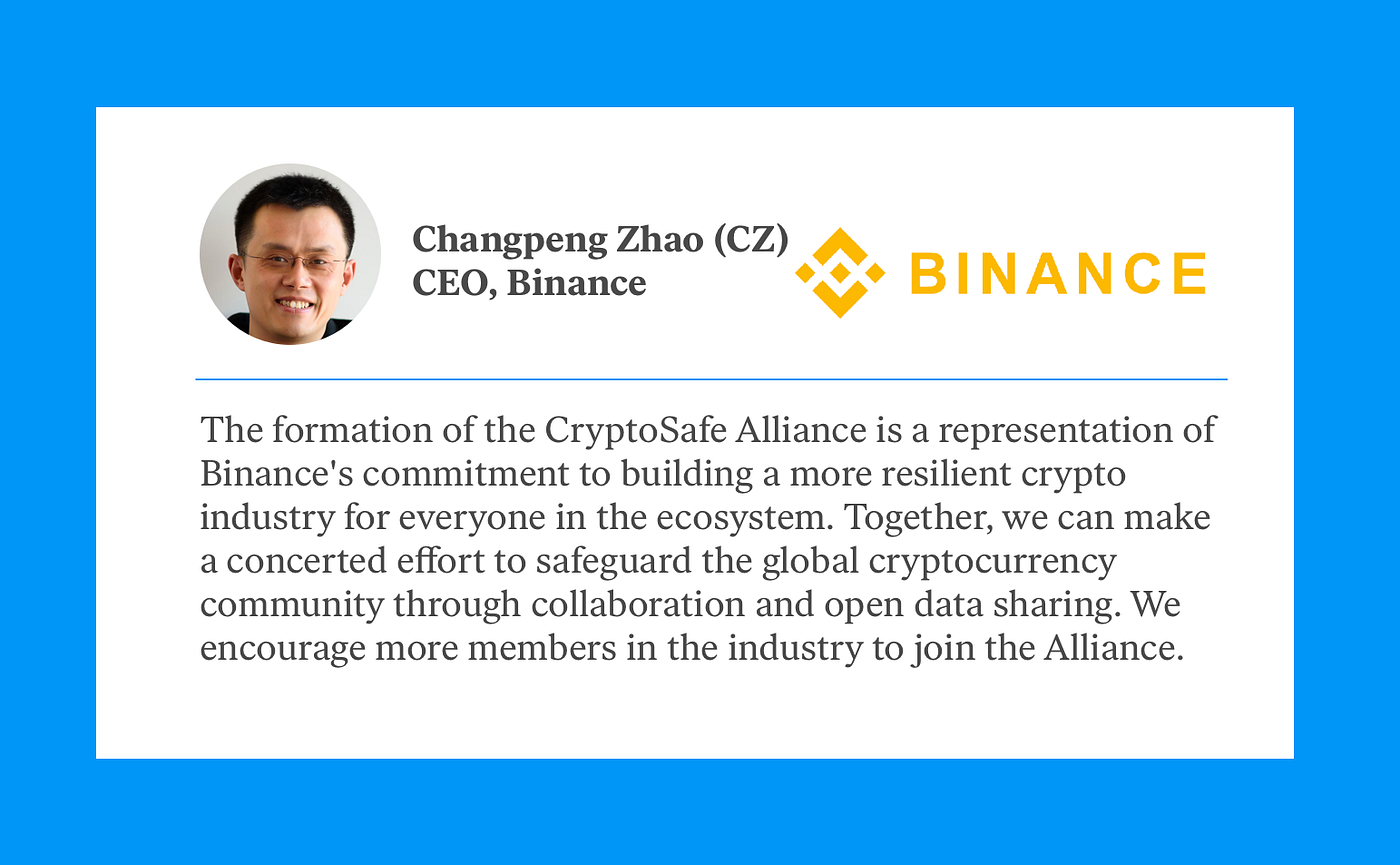Oasis Labs Joins Forces with Binance to Launch CryptoSafe Alliance and  Decentralized Platform for Combatting Crypto Fraud | by The Oasis Labs Team  | Oasis Foundation | Medium