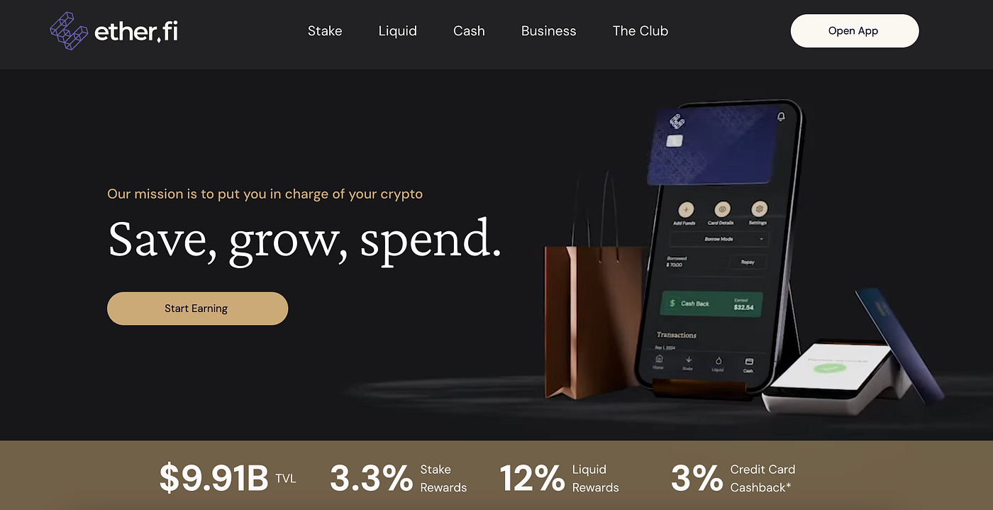 Ether.Fi Crypto Card. Unlock rewards for spending | by Przemek Chojecki |  Medium