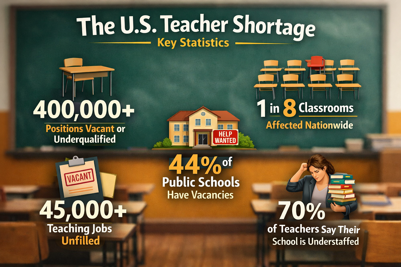 Why Teacher Shortages Are Getting Worse in the USA