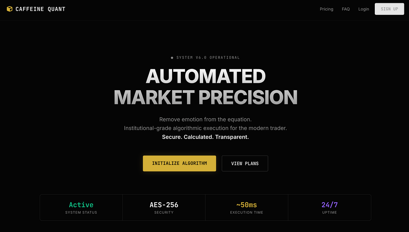 The Mathematics of Survival: Why Manual Crypto Trading is Obsolete in the  Age of AI | by Caffeine Quant | Dec, 2025 | Medium