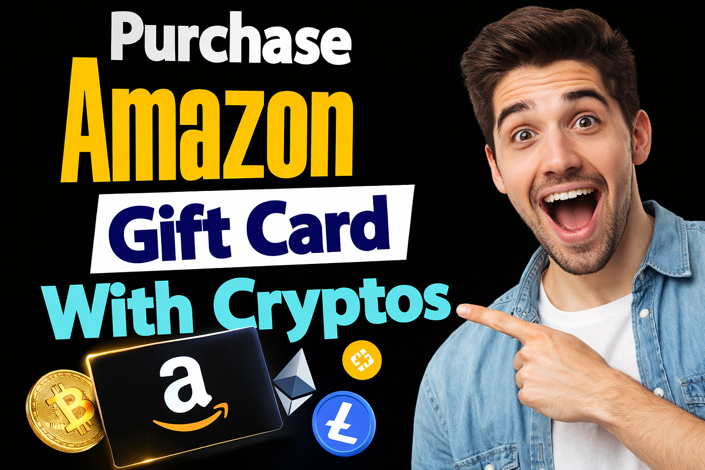 How to Purchase an Amazon Gift Card Using Bitcoin, Litecoin, or Dogecoin