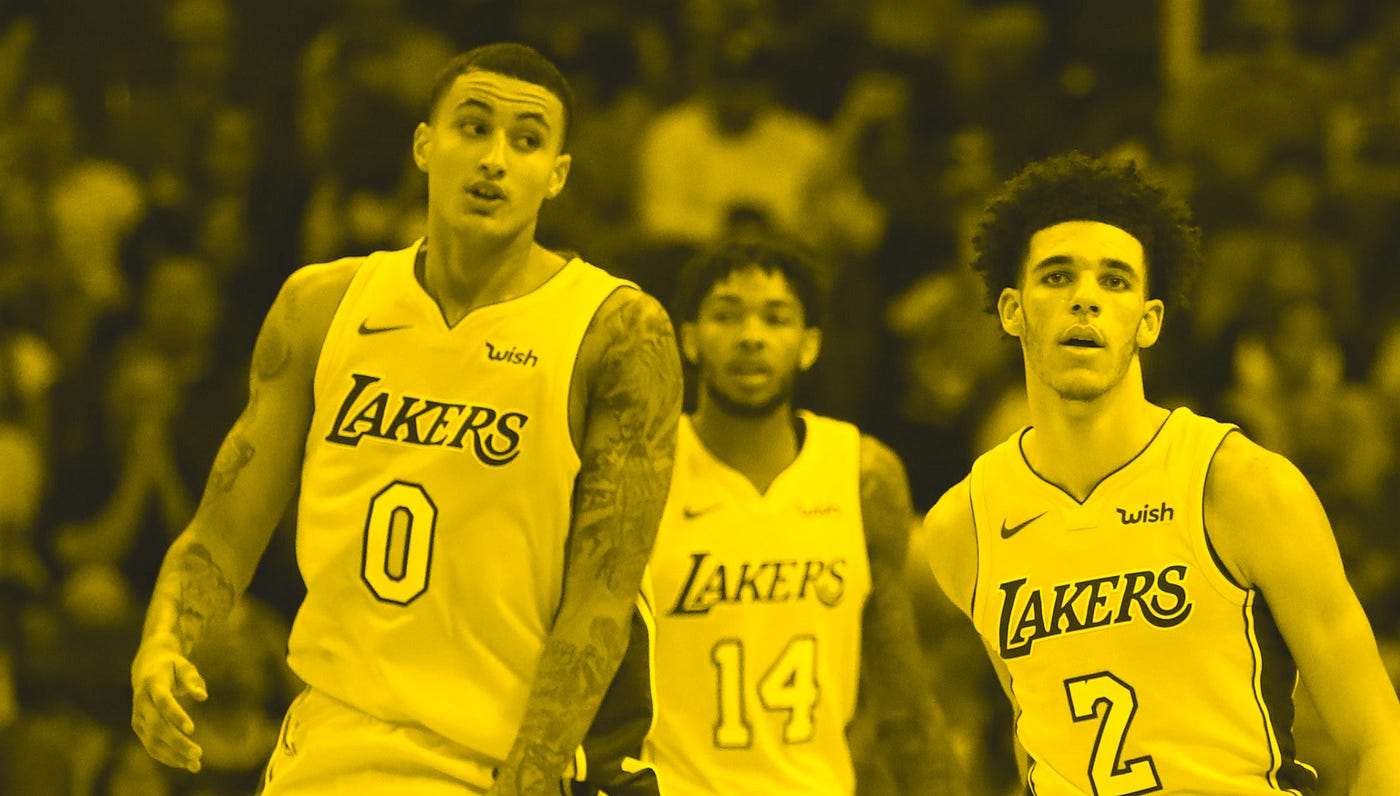 I absolutely love these two as a duo Kyle Kuzma and Brandon Ingram.the  combination of size and length they both bring to the lakers is  amazing..I can see both Kyle Kuzma and