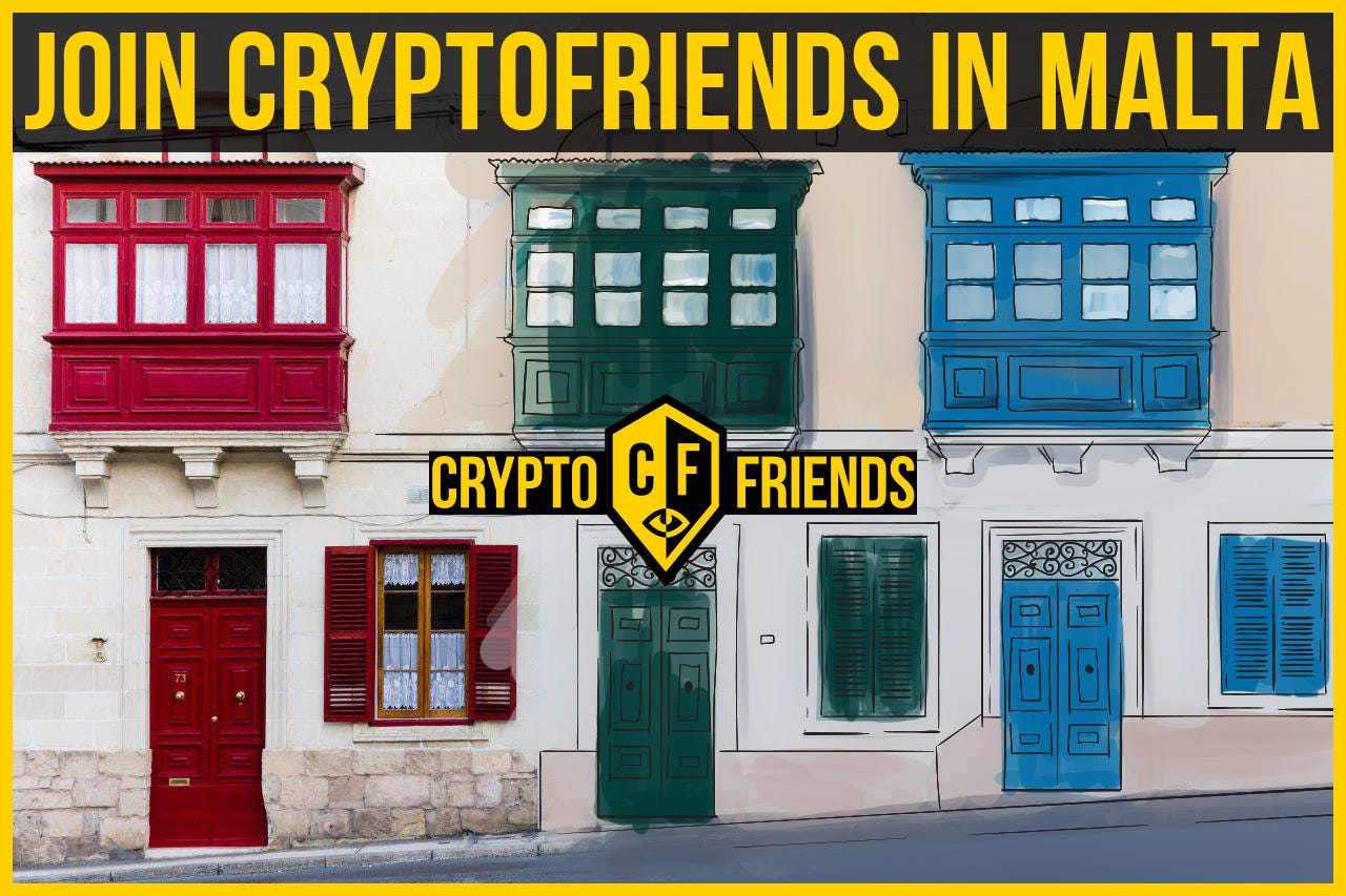 Join the CryptoFriends in Malta at SIGMA | by CryptoFriends | Medium