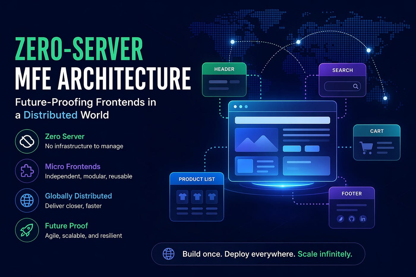 Zero-Server MFE Architecture: Future-Proofing Frontends in a Distributed World