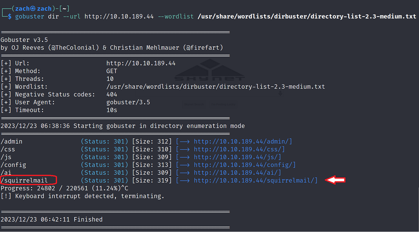 Skynet — Try Hack Me. Skynet by Hack the box is an… | by Zachize