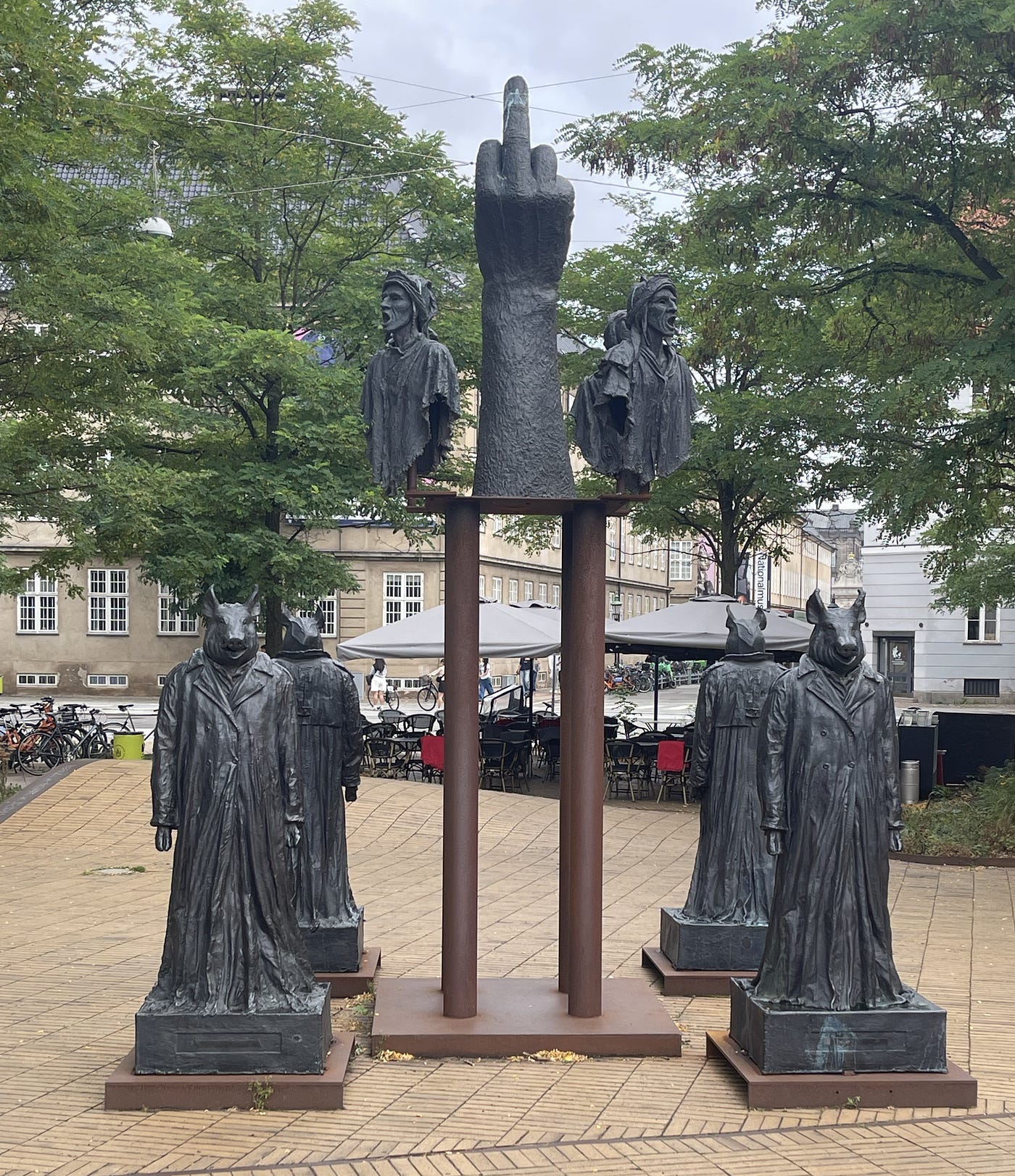 Dante and the Protesting Pig Men of Copenhagen