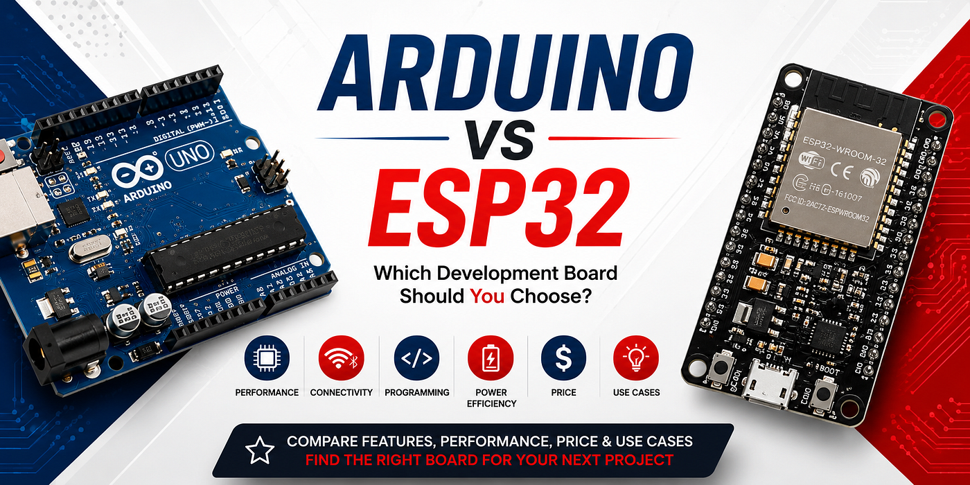 Arduino vs ESP32: Which Development Board Should You Choose in 2026?