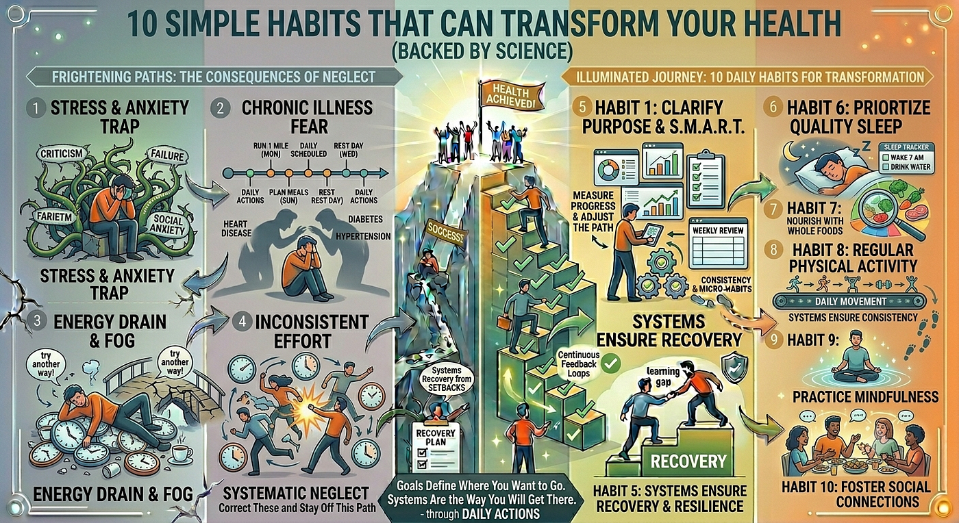 “10 Simple Habits That Can Transform Your Health (Backed by Science)”