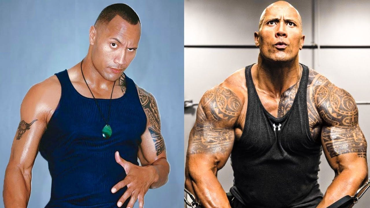 The Rock Then & Now: Photos Of Dwayne Johnson's Transformation