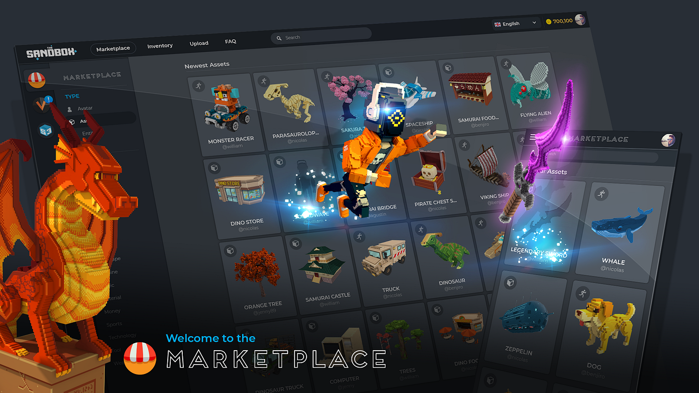 The Sandbox Marketplace: Introducing blockchain to artists | by The Sandbox  | The Sandbox | Medium
