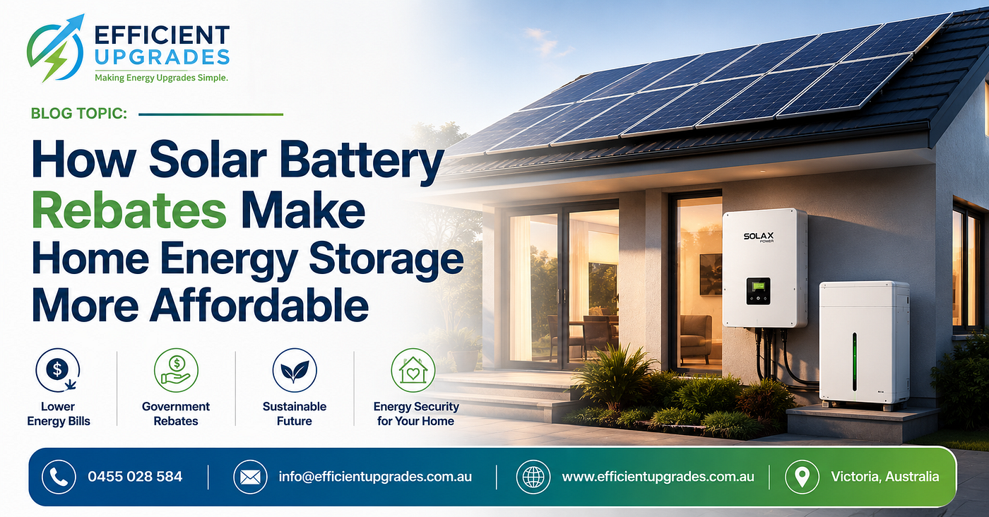 How Solar Battery Rebates Make Home Energy Storage More Affordable
