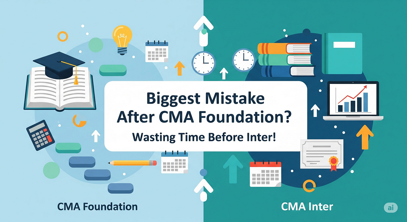 Biggest Mistake After CMA Foundation? Wasting Time Before Inter