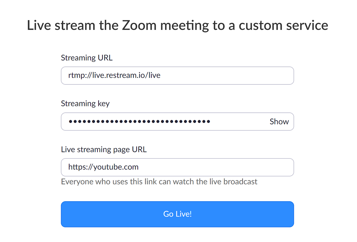 How to Livestream from Zoom to Facebook, YouTube, and Both Simultaneously by Shristi Shrestha Medium