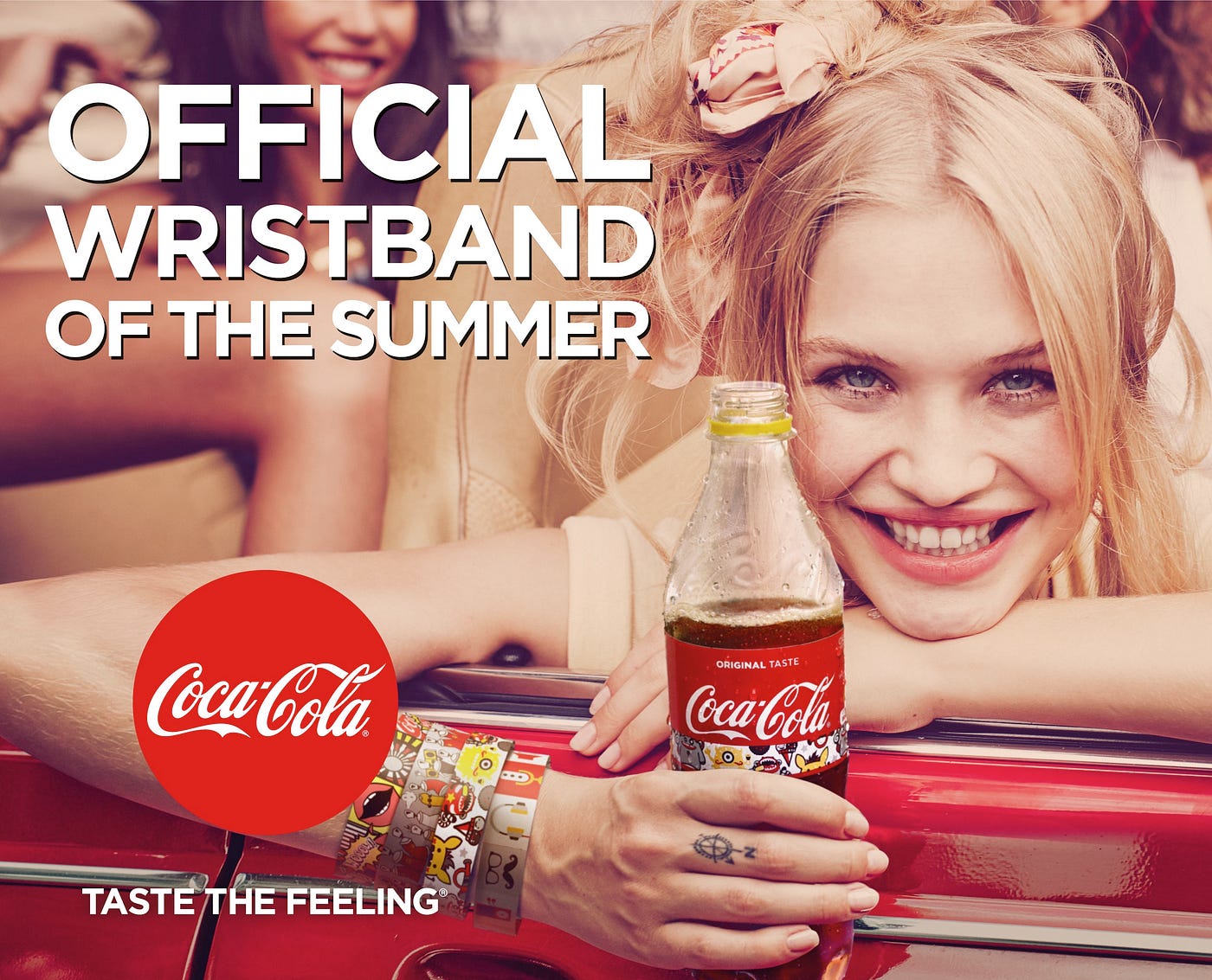 Coke wristband sales