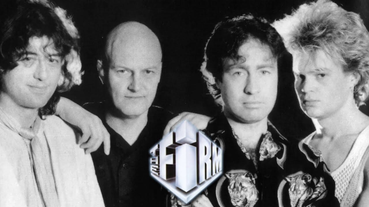 SBD！THE FIRM/ Edinburgh 1985/ Jimmy Page