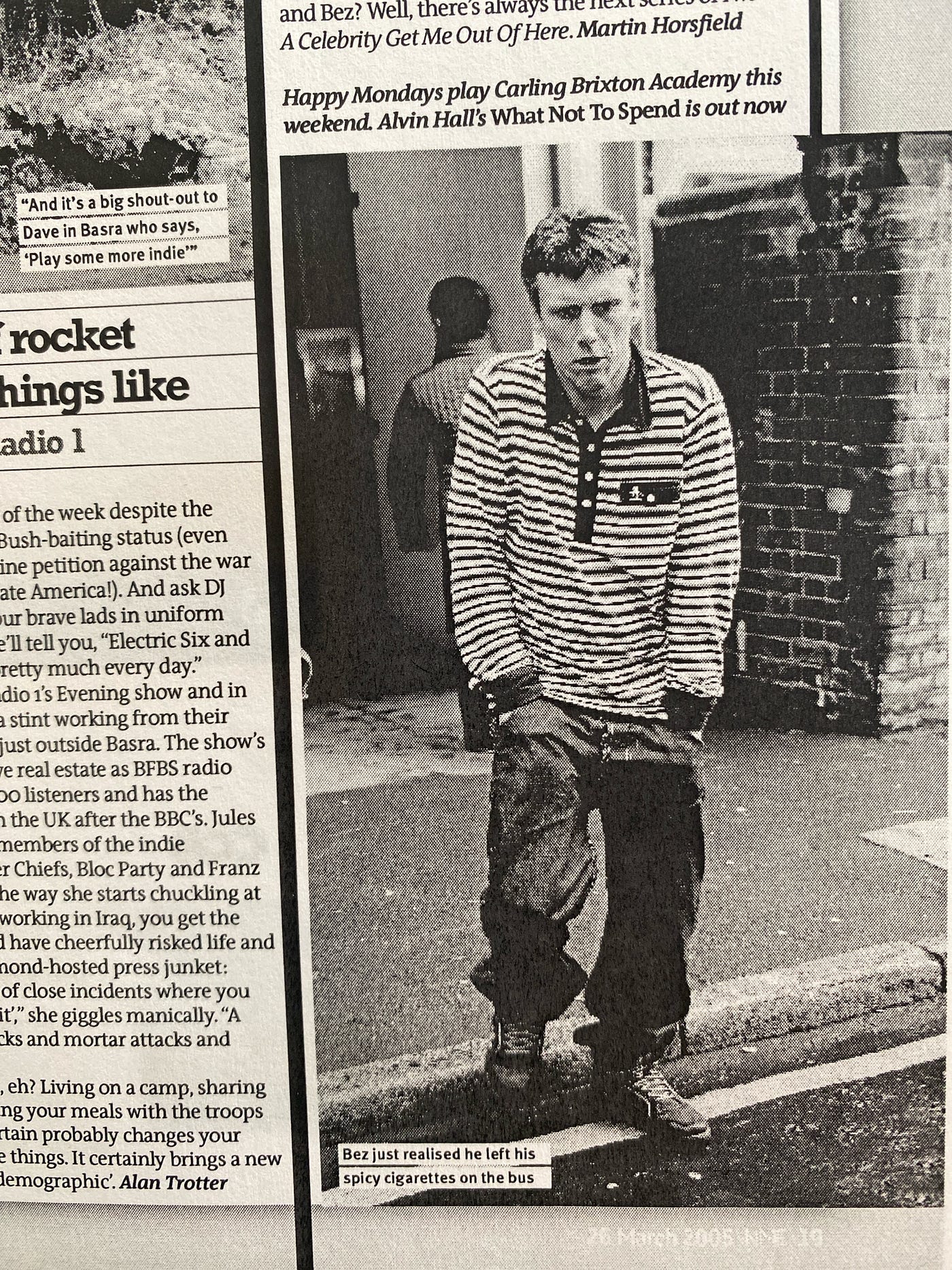 Why Bez is broke