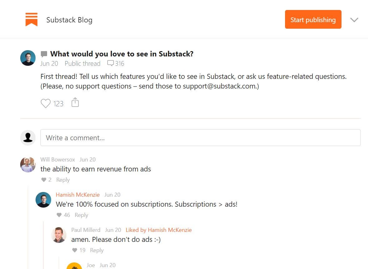 新鮮事｜突破傳統電子報限制，Substack 創造雙向閱讀體驗. 許多品牌及個人作家皆會透過寄送電子報，向讀者傳遞即時消息與內容。然而，市面上的電…  | by 創夢市集|