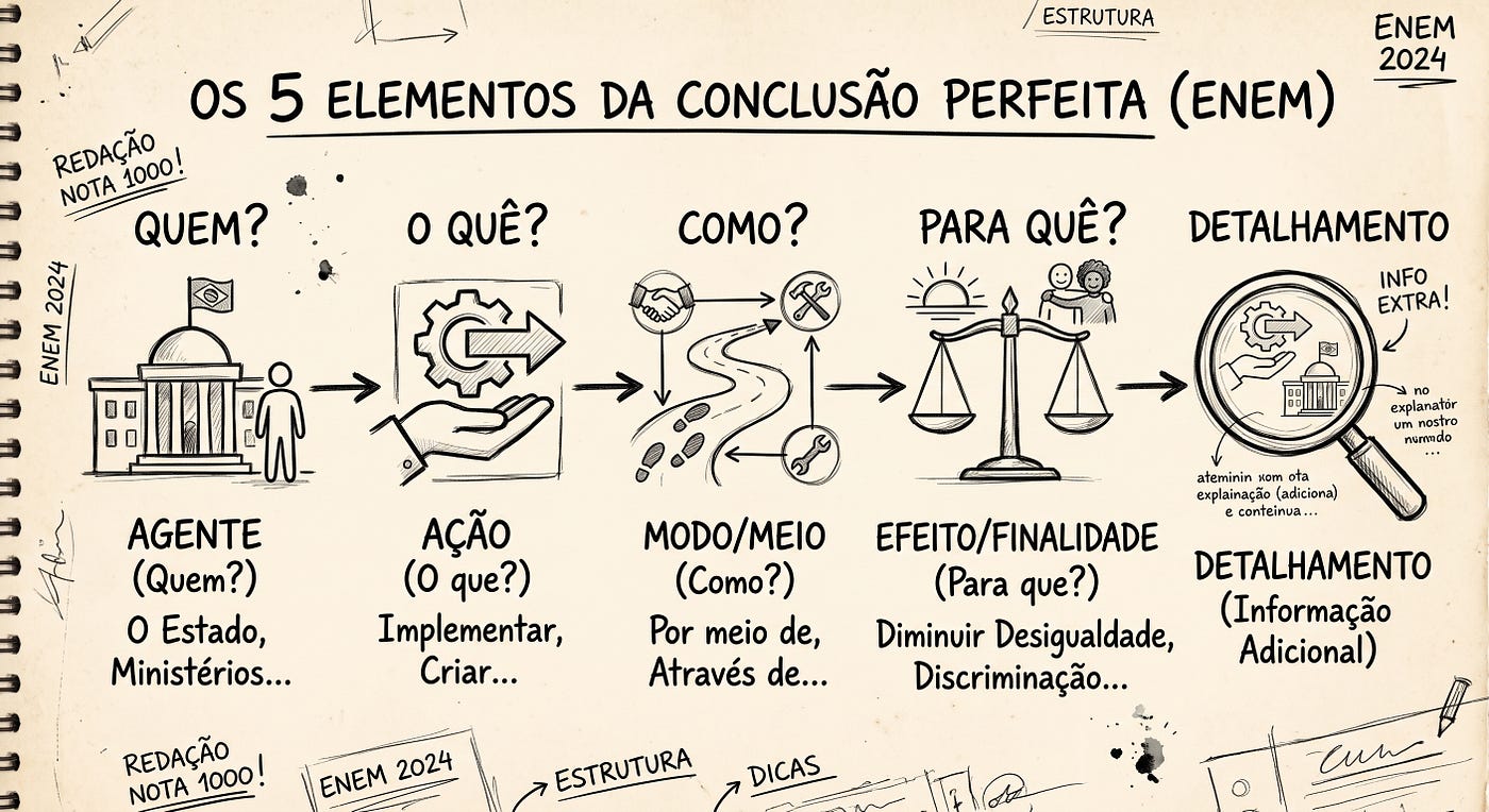 Como tirei nota 1000 na minha primeira redação ( ENEM ) após voltar a estudar: O caso das ações...