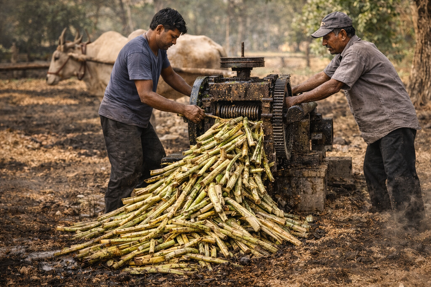 How Traditional Gur Is Made-The Process Behind Real Jaggery