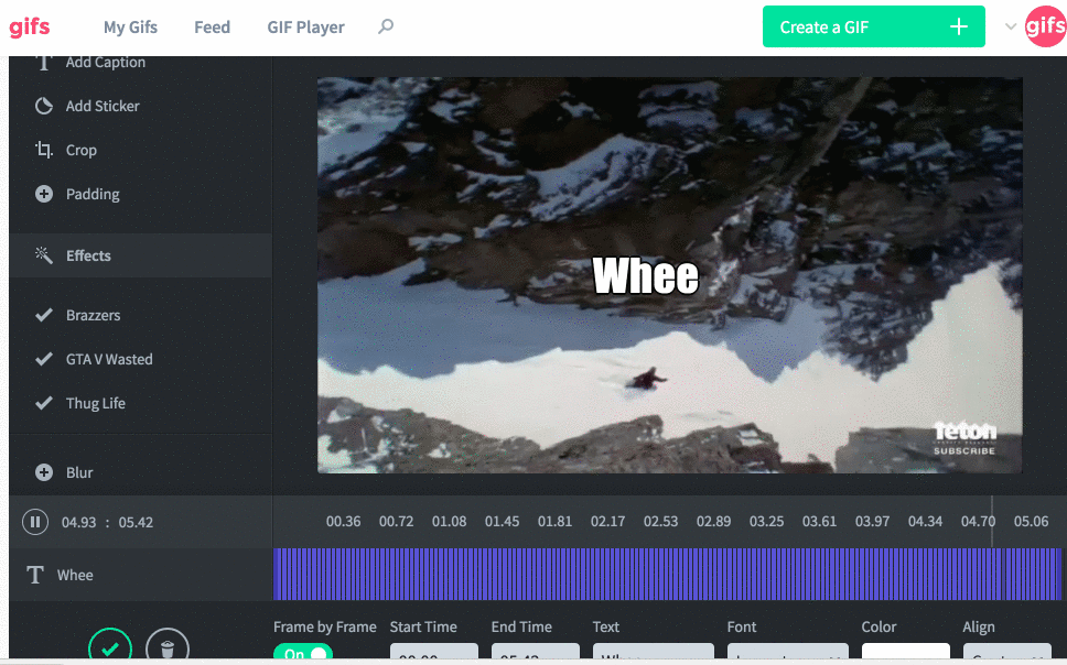 How to use frame by frame editing on gifs.com, by gifs.com