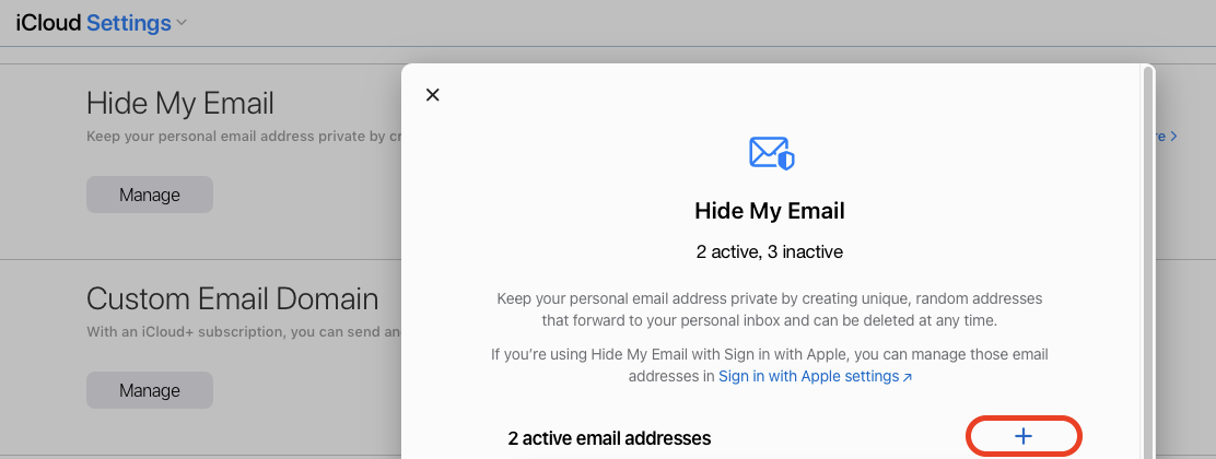 Apple Support on X: With iCloud+, you can create unique, random email  addresses that forward to your personal inbox so you can send and receive  email without sharing your real email address.