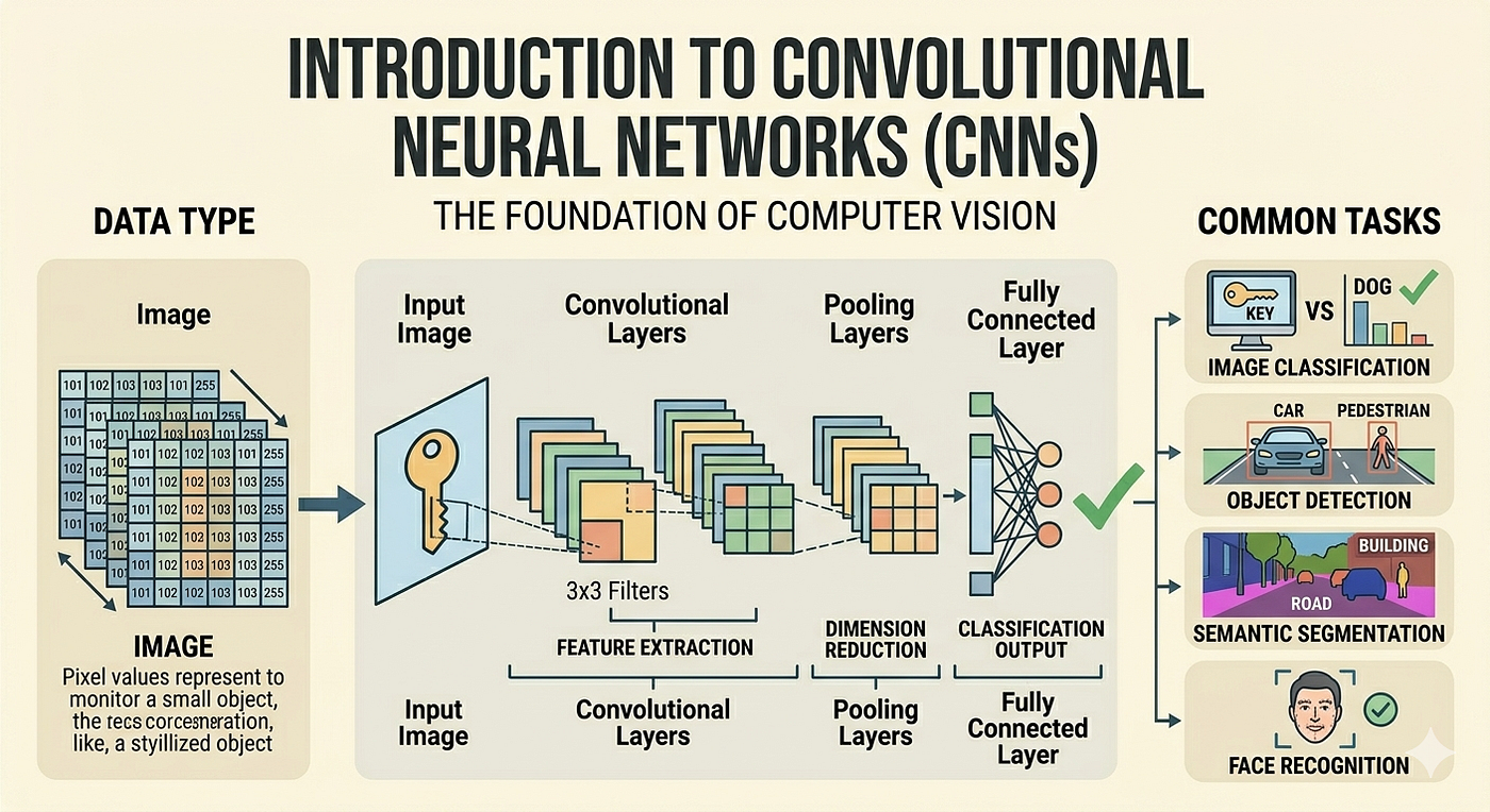 Introduction to Convolutional Neural Networks (CNNs): The Foundation of Computer Vision