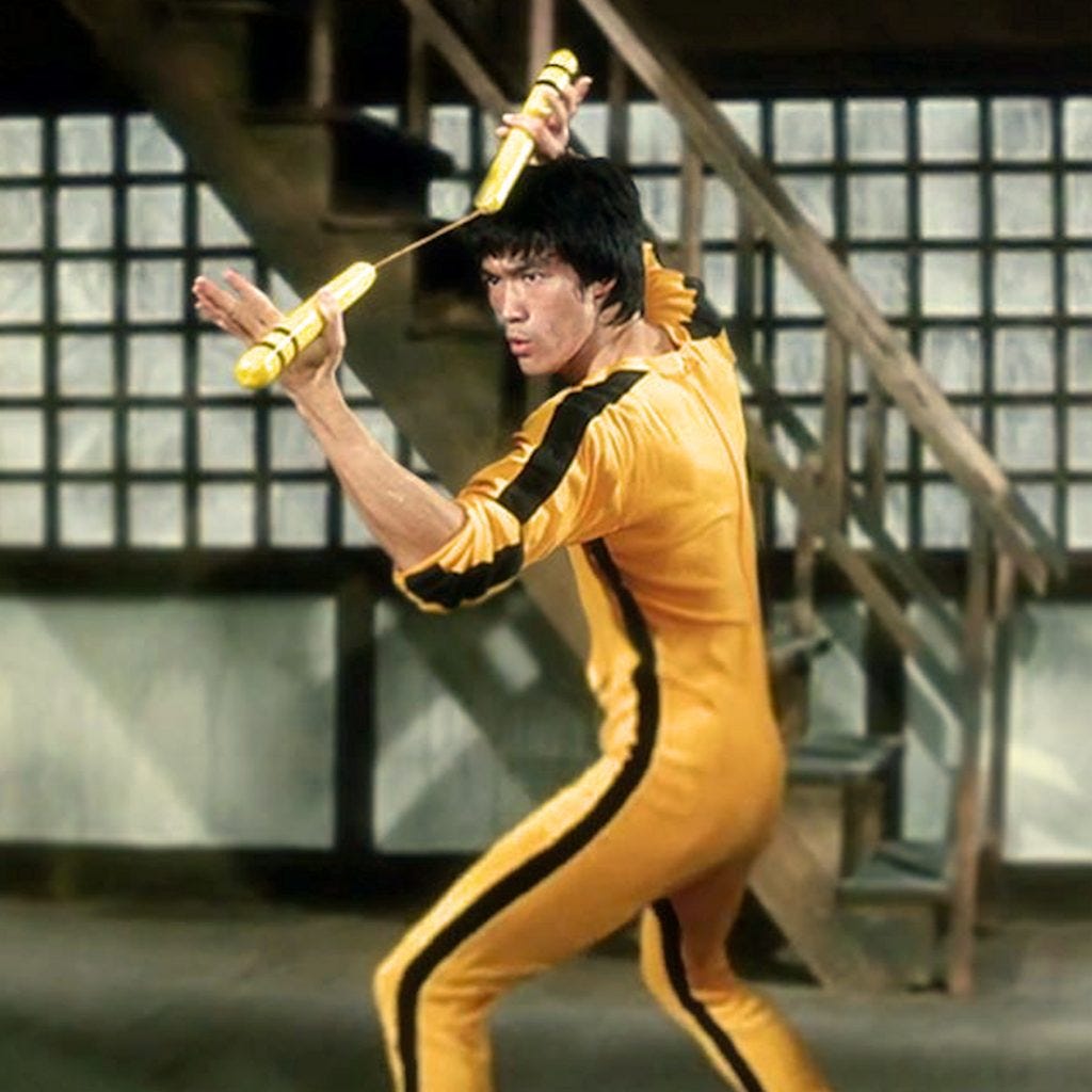 Martial Arts Movie Stars Bruce Lee & Jim Kelly Wore Onitsuka Tiger Sneakers  | by Paco Taylor | Medium