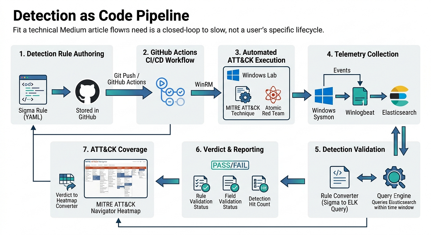 I Built a Detection Pipeline That Attacks, Detects, and Scores Itself