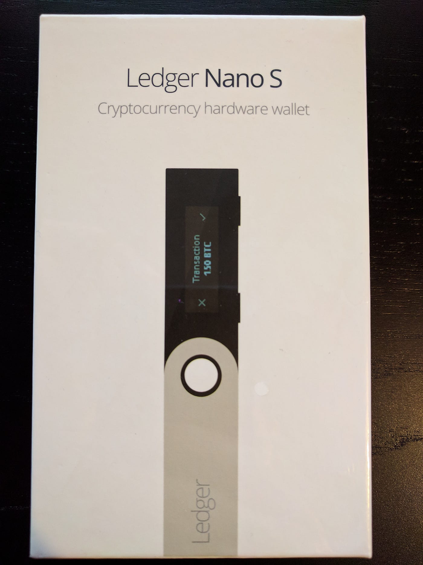 Ledger Nano S — Unboxing and Using the Device