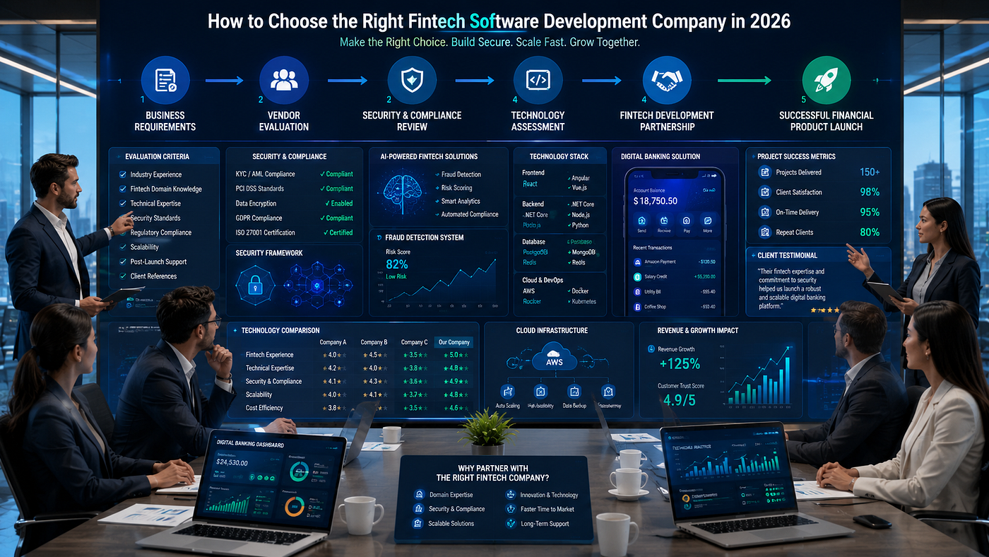 How to Choose the Right Fintech Software Development Company in 2026