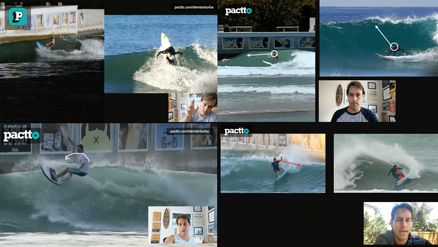 Pactto, a new surf coaching platform built to help surfers improve their skills via precise video feedback, onsite and online by Demian Borba Medium