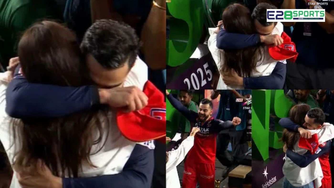 IPL 2025 Final: Emotional Kohli Hugs Anushka After RCB Wins Title
