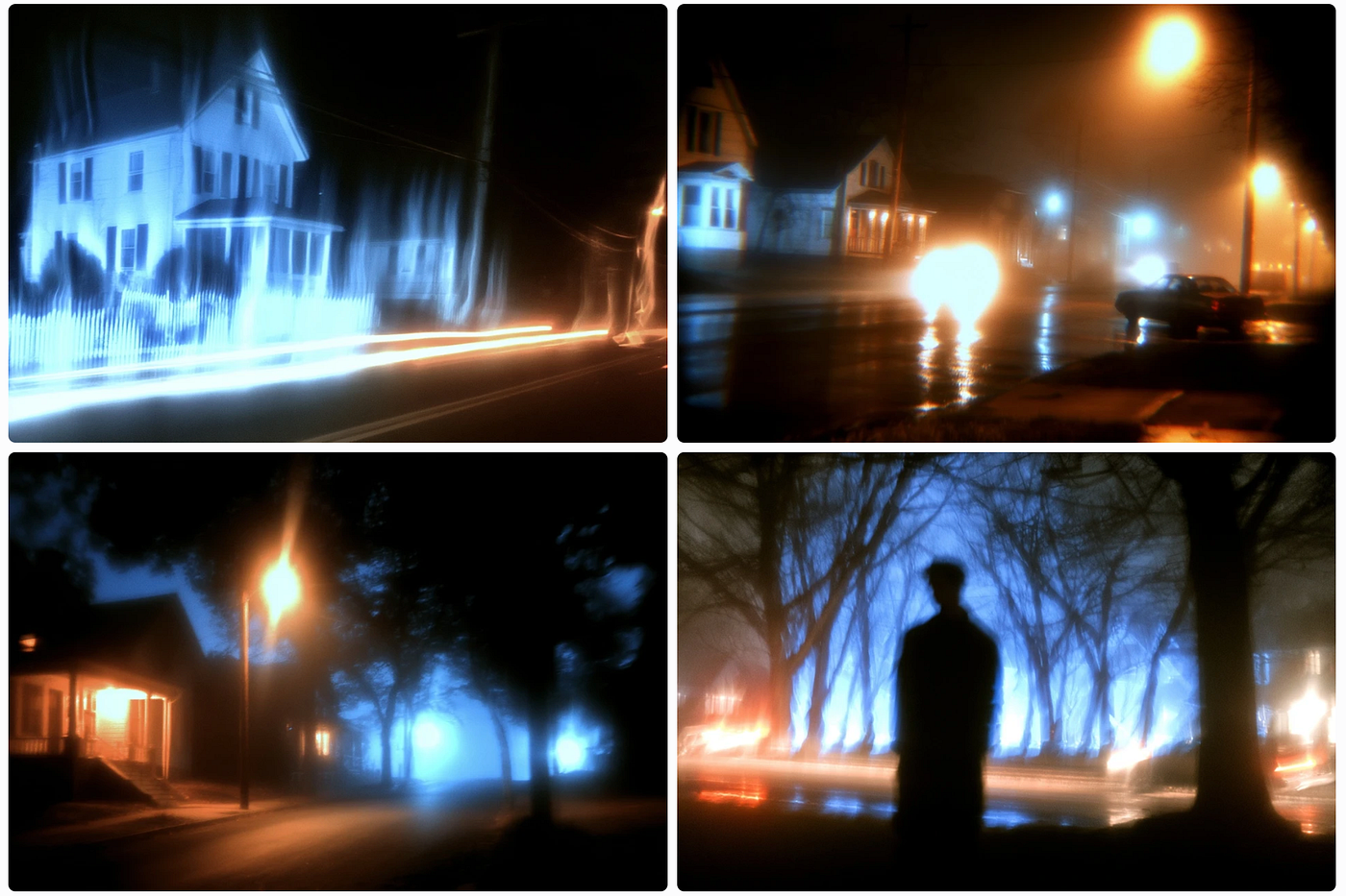 a paranormal image grid made with SREF ID: 1742826686 — created by the author in the Midjourney v8.2 preview