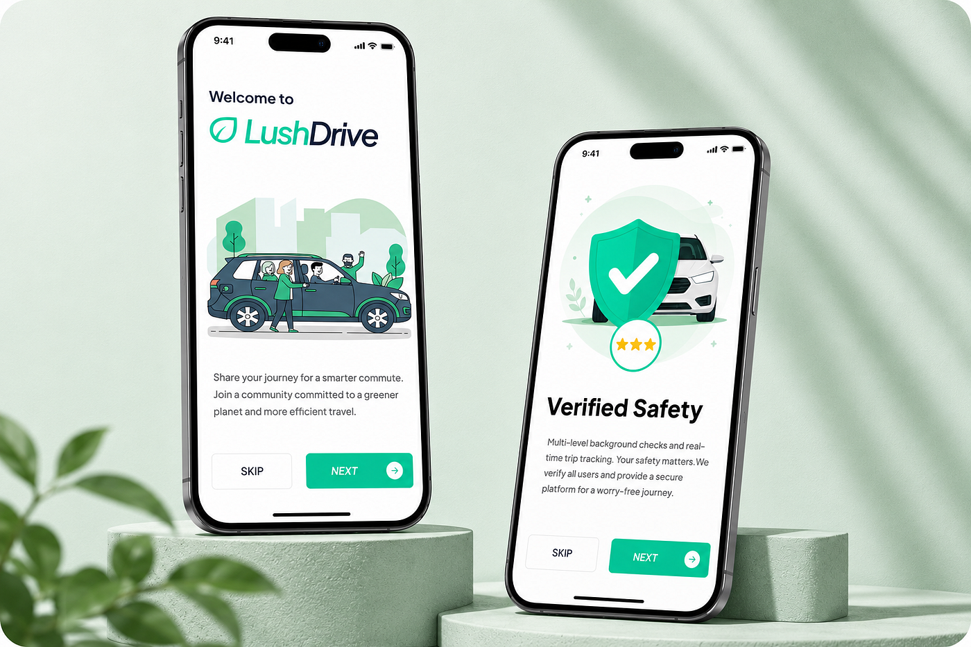 LushDrive-Car Pooling & Ride Sharing App