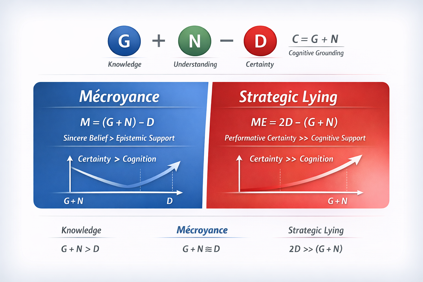 From Mécroyance to Strategic Lying