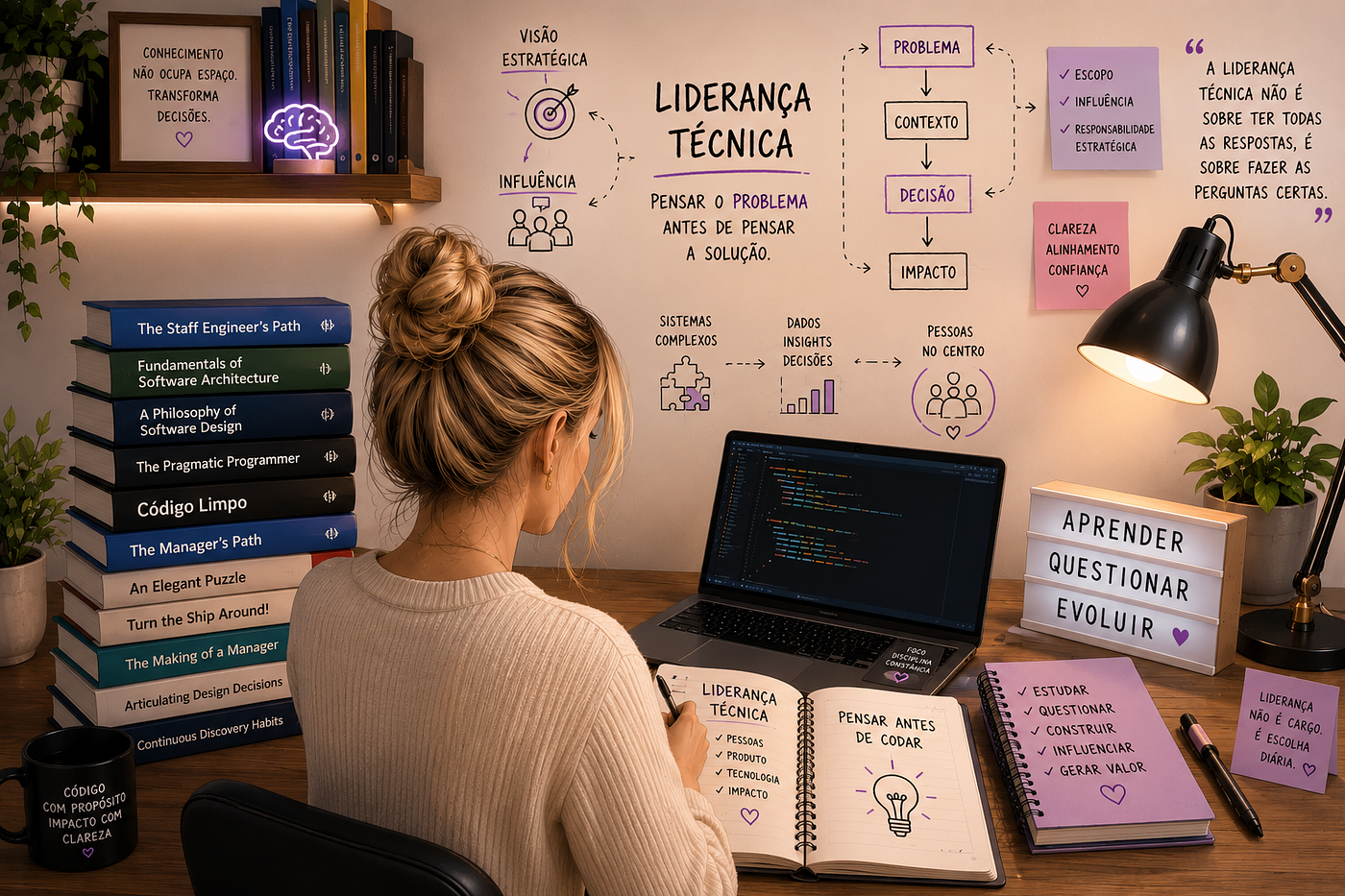 Abordagem Estratégica de Liderança Técnica: de executora para direcionadora